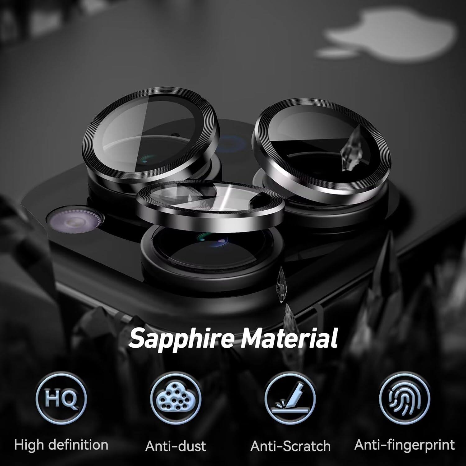 Sapphire Material

- High definition
- Anti-dust
- Anti-Scratch
- Anti-fingerprint