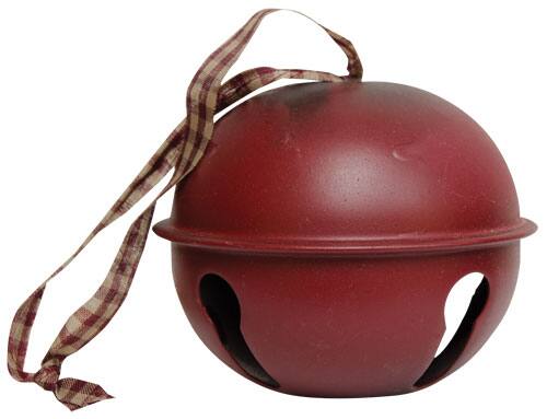Front. BreeBe - Burgundy Jingle Bell 4" - Burgundy.