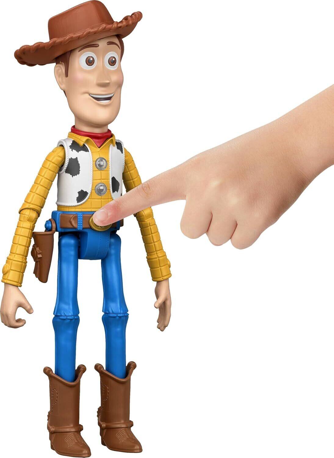 Alt View 1. Mattel - Pixar Toy Story 5: 7'' Woody Figure, Interactables PlayScale   - COLLECTIBLES - Multicolor.