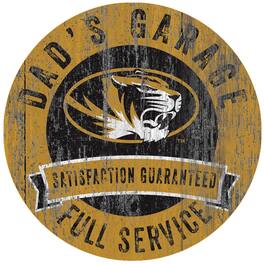 Fan Creations - Missouri Tigers 12" x 12" Dad's Garage Sign - Multicolor