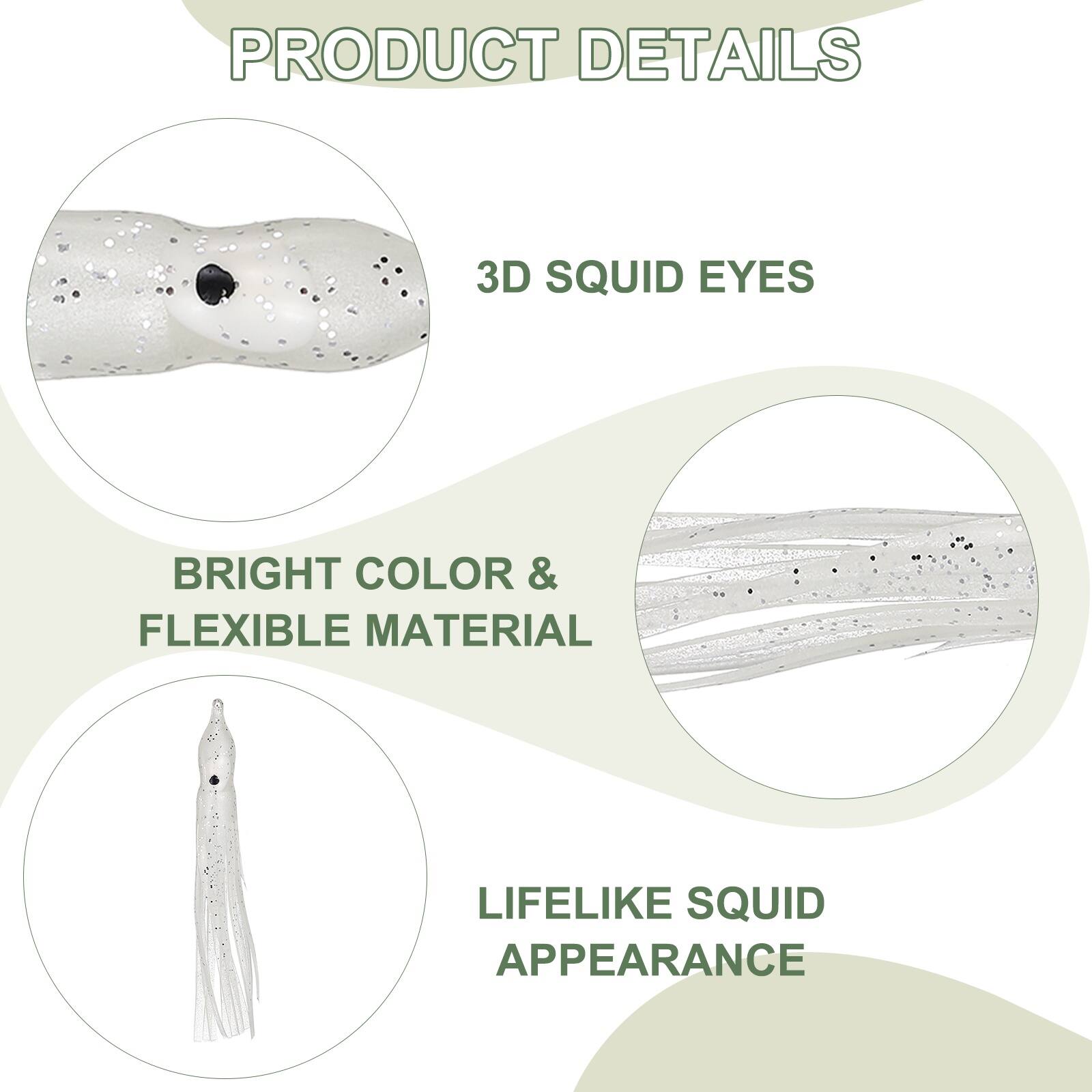 PRODUCT DETAILS

- 3D SQUID EYES
- BRIGHT COLOR & FLEXIBLE MATERIAL
- LIFELIKE SQUID APPEARANCE