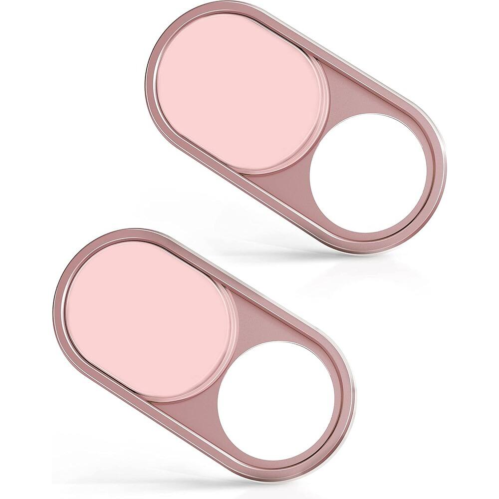RTMB - Metal Webcam Cover Slide, Ultra-Thin Privacy Shield – Pink 2-Pack