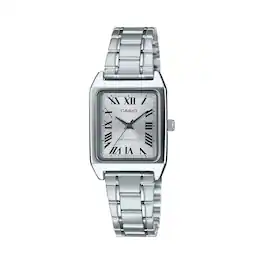 Casio - Women’s Stainless Steel Watch with Roman Dial - LTP-V007D-7BUDF - Silver