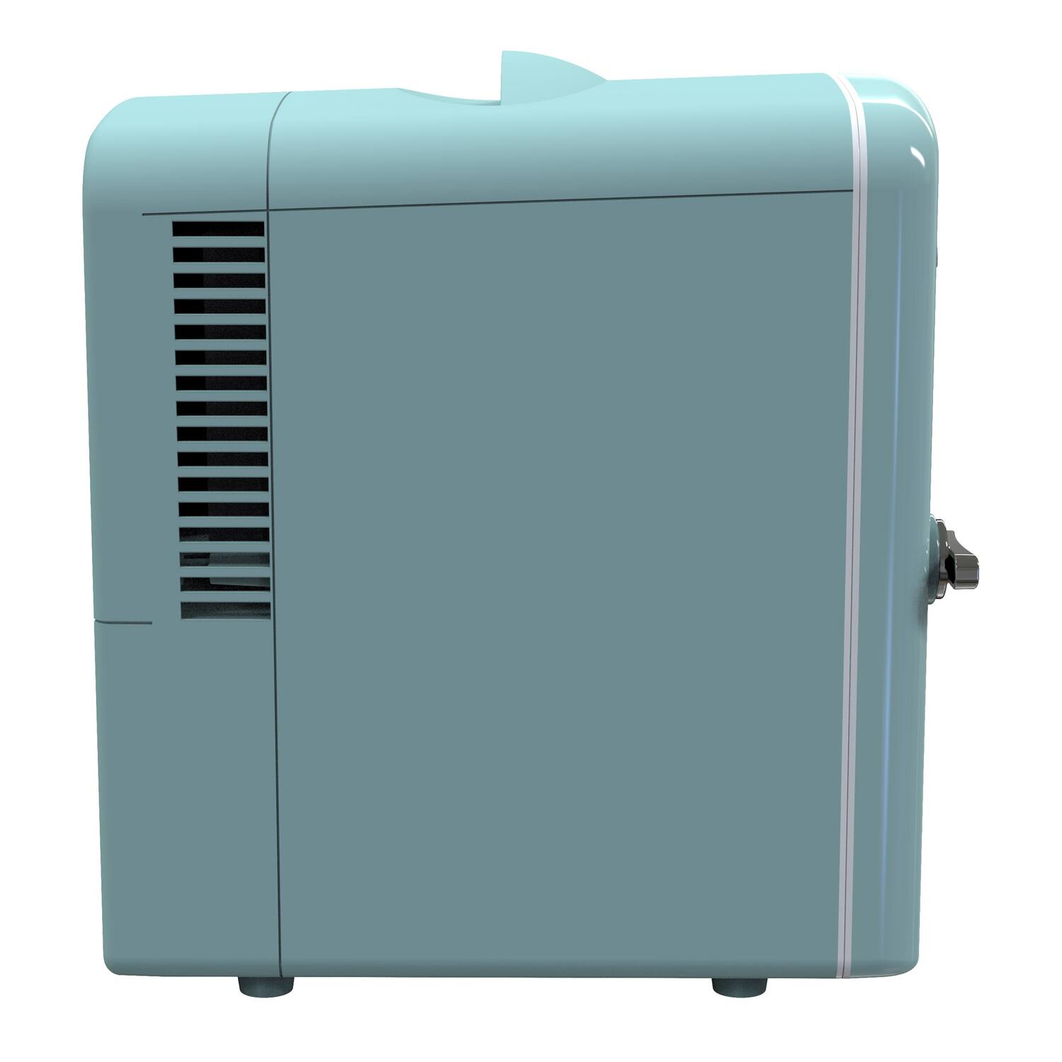 Alt View 3. ARCTIC CHEF - 0.5 Cu Ft Retro Personal Mini Fridge Cooler - Blue.