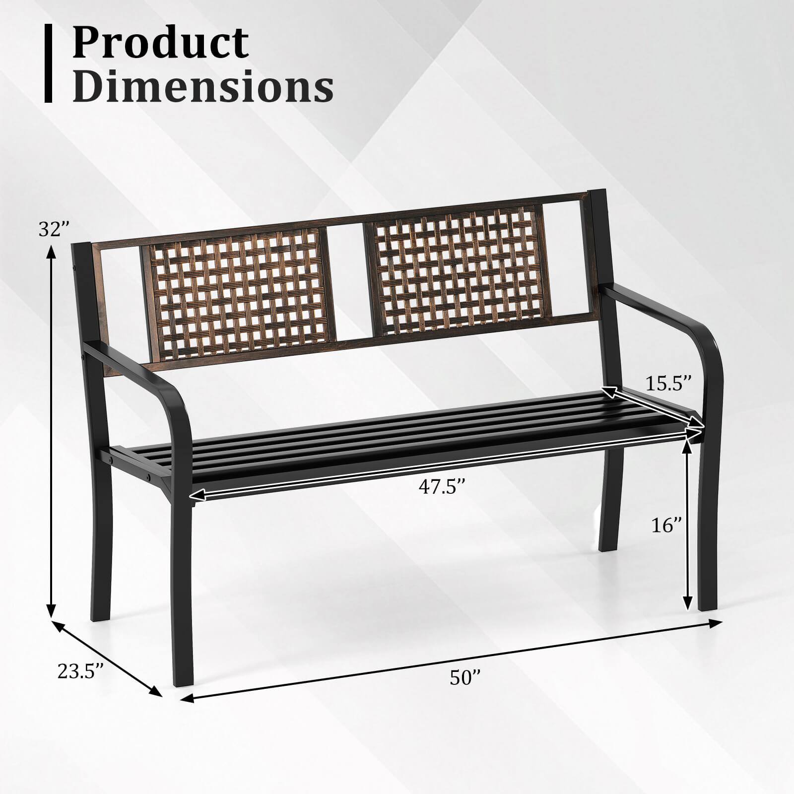 Product | Dimensions  
32" x 15.5" x 47.5" x 16" x 23.5" x 50"