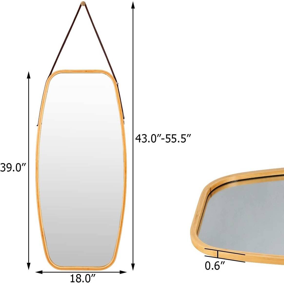 43.0"-55.5", 39.0", 18.0", 0.6"