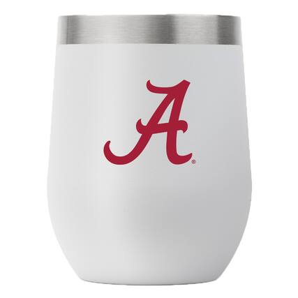 Front. Gametime Sidekicks - Alabama Crimson Tide 12oz. Stemless Tumbler - Multicolor.