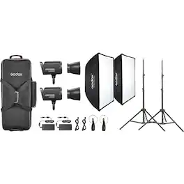 Godox - Litemons LA150R RGB LED Monolight (2-Light Kit, Black)