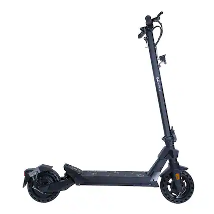 Front. GoPowerBike - GoPowerBike GoOne Foldable Electric Scooter 18.6mph Max Speed & 400W Motor - Black.