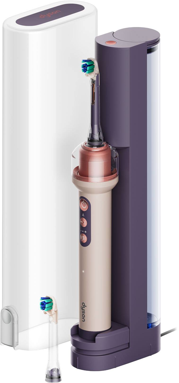 Dyson - Camerajet Electric Toothbrush with Precision Flosser for Plaque Removal - Ceramic Pink