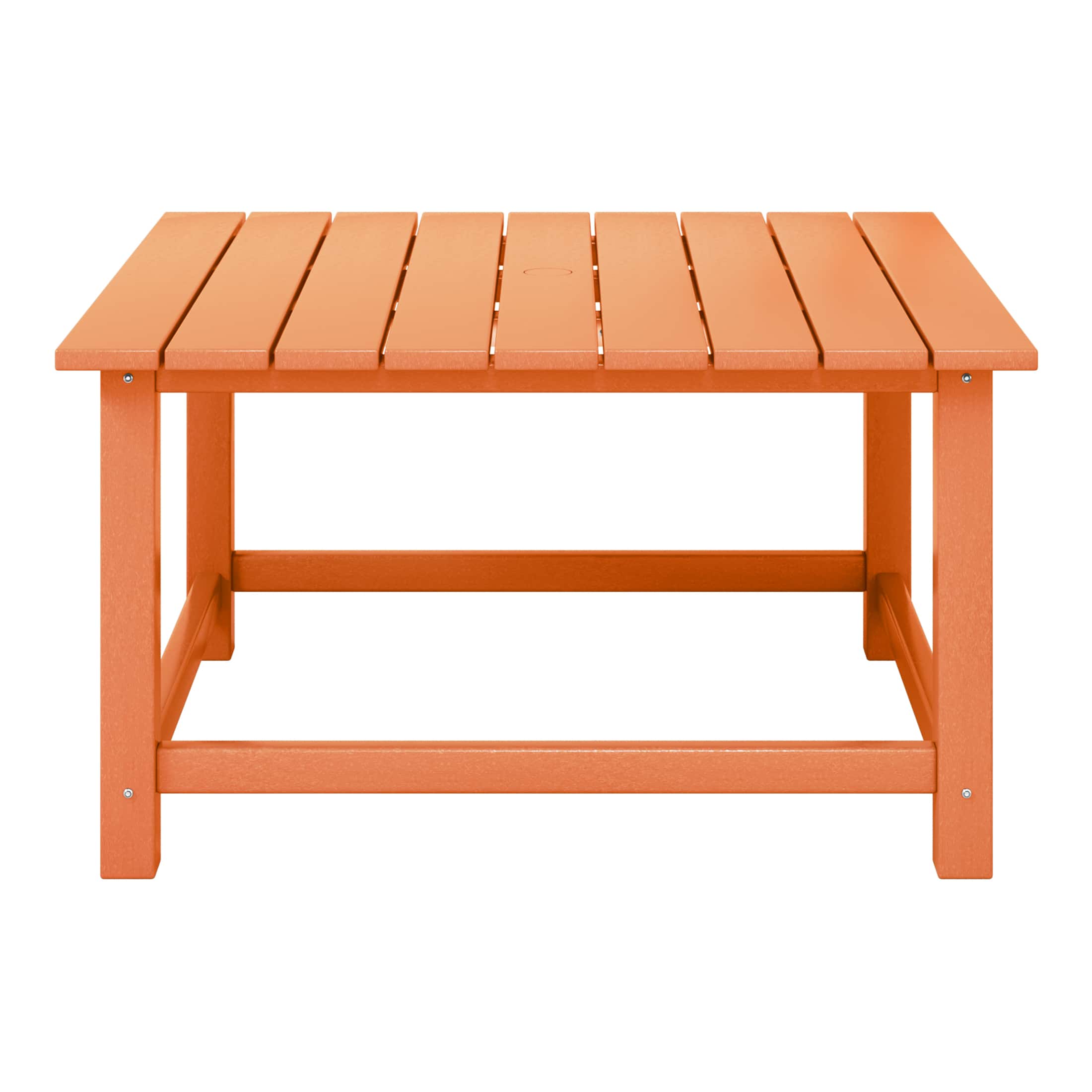 WestinTrends - Malibu Low Outdoor HDPE Square Patio Coffee Table - Orange price history on PriceWatchPro