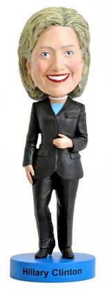 Royal Bobbles - Hillary Clinton Presidential Candidates Series Bobblehead - White