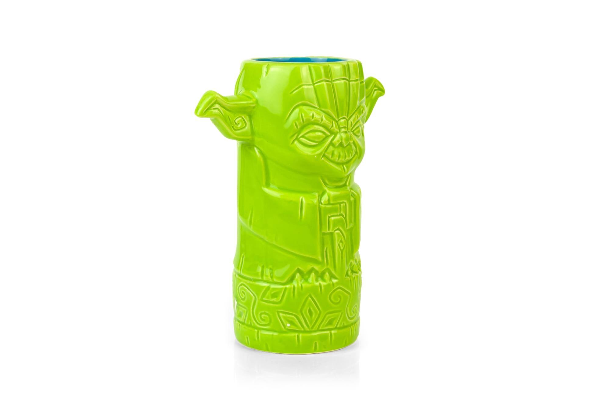 Alt View 1. Star Wars - Geeki Tikis Star Wars Master Yoda Mug | Ceramic Tiki Style Cup | Holds 12 Ounces - Green.