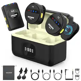Neewer - KM18 Wireless Mic, 48KHz/24Bit, 20H, 150m