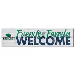 Jardine - Endicott College 10" x 40" Friends & Family Welcome Sign - White