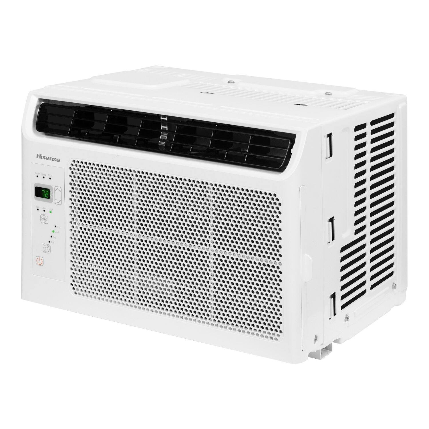 Alt View 8. Hisense - 6,000 BTU 250 Sq Ft Window Air Conditioner with Remote - White.
