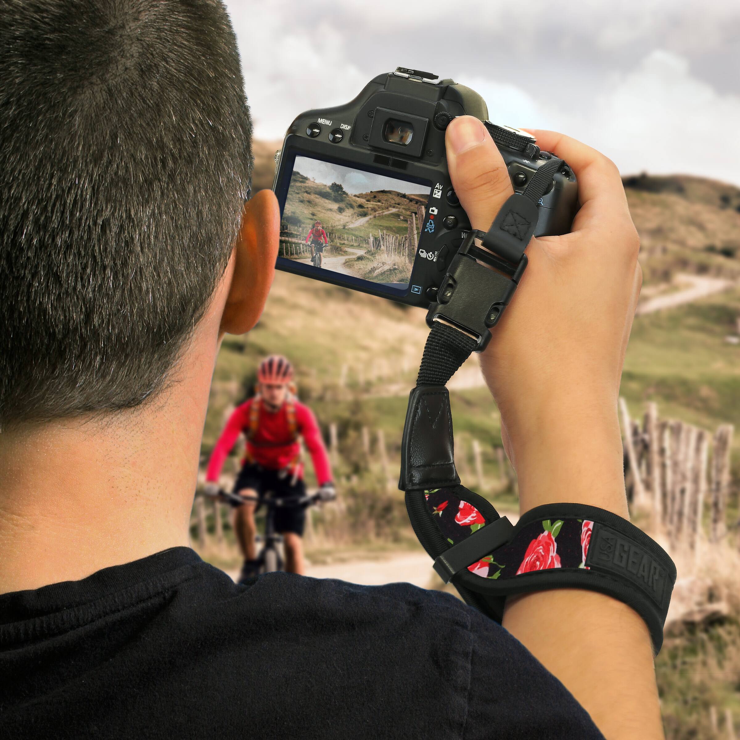 Alt View 1. USA Gear - Digital Camera Wrist Strap w/ Padded Neoprene & Quick Release Buckle System.