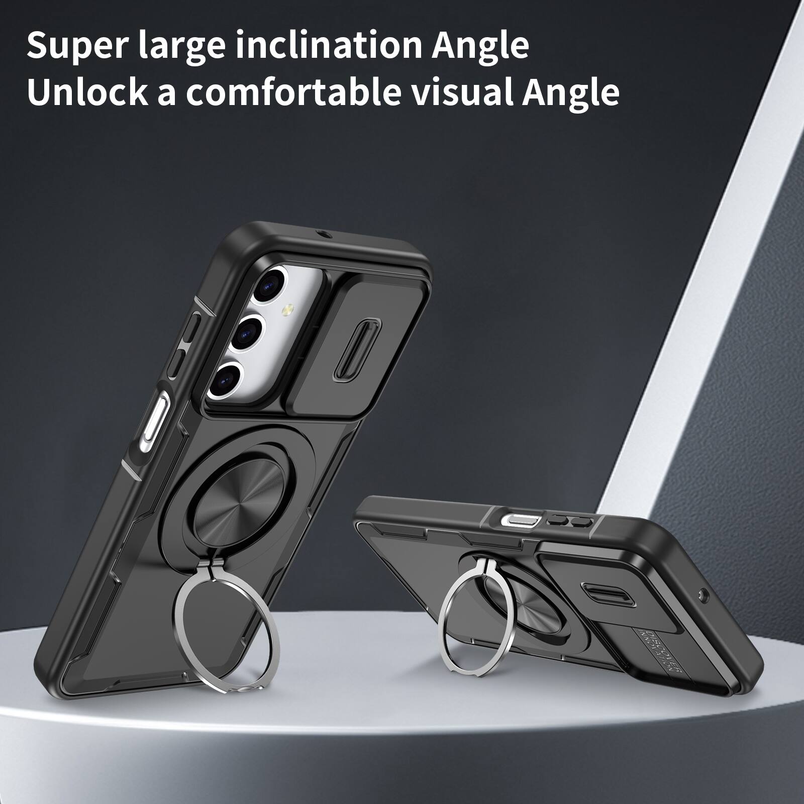 Super large inclination Angle  
Unlock a comfortable visual Angle