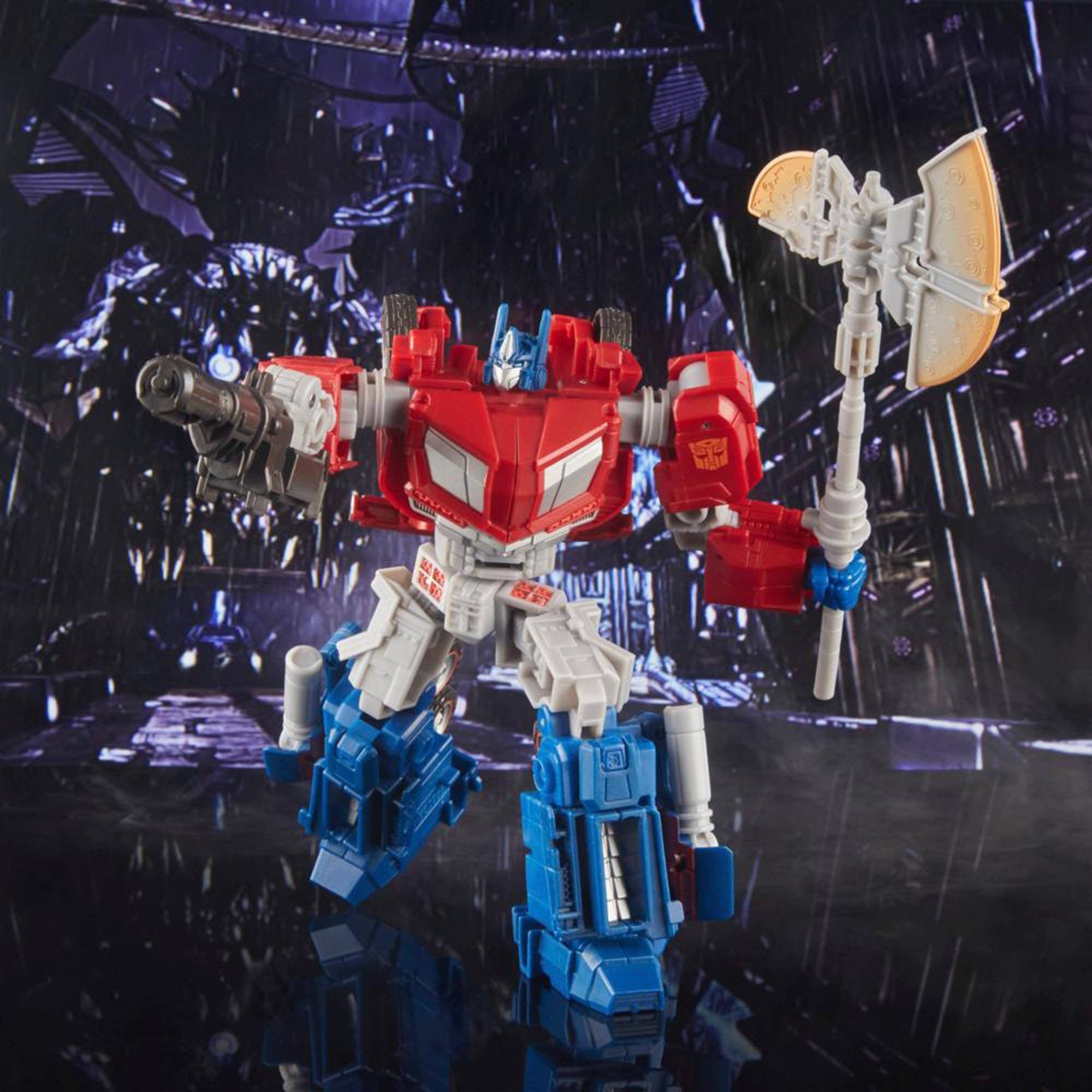 Alt View 2. Hasbro - Transformers Studio Series Voyager Class 03 Gamer Edition Optimus Prime - Multi-Colored.