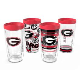 Tervis - Georgia Bulldogs Four-Pack 16oz. Classic Tumbler Set - Multicolor