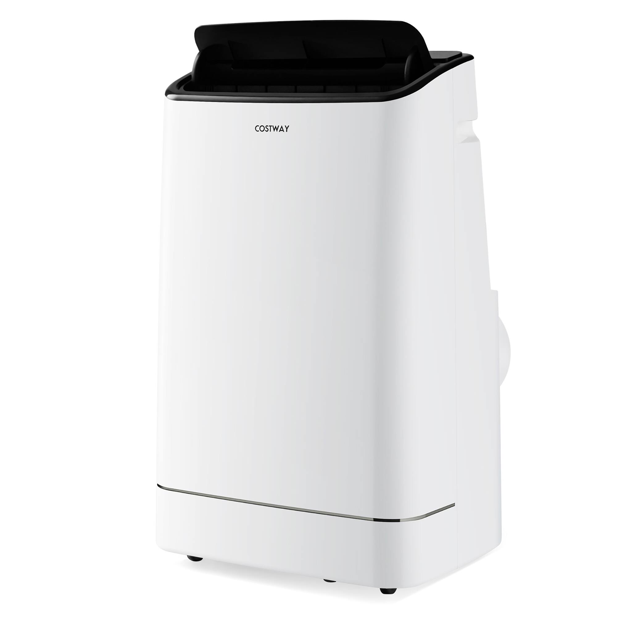 Alt View 7. Costway - 15000 BTU Portable Air Conditioner Cools up to 800 sq.ft with Remote APP Control Cool Fan Heat Dehum - White.