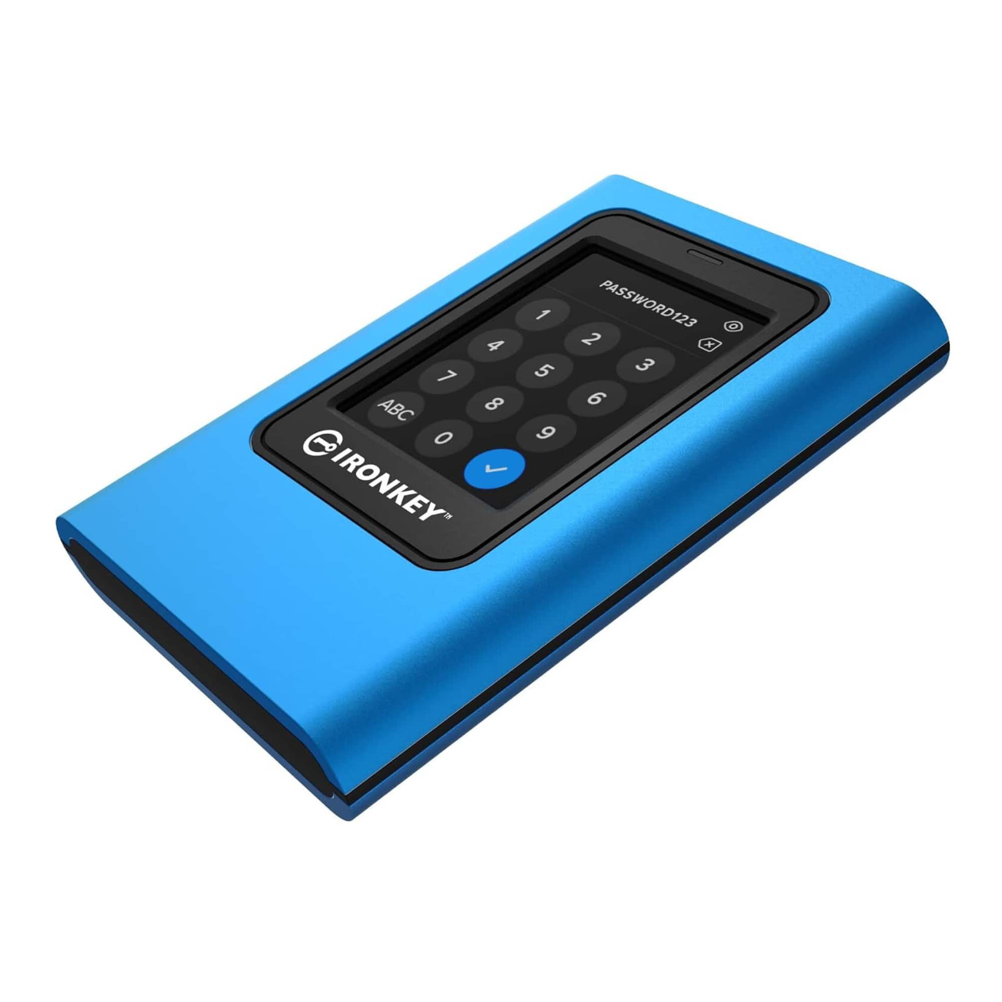 Kingston - 3.8TB IronKey Vault Privacy 80 XTS-AES 256-bit Encrypted External SSD