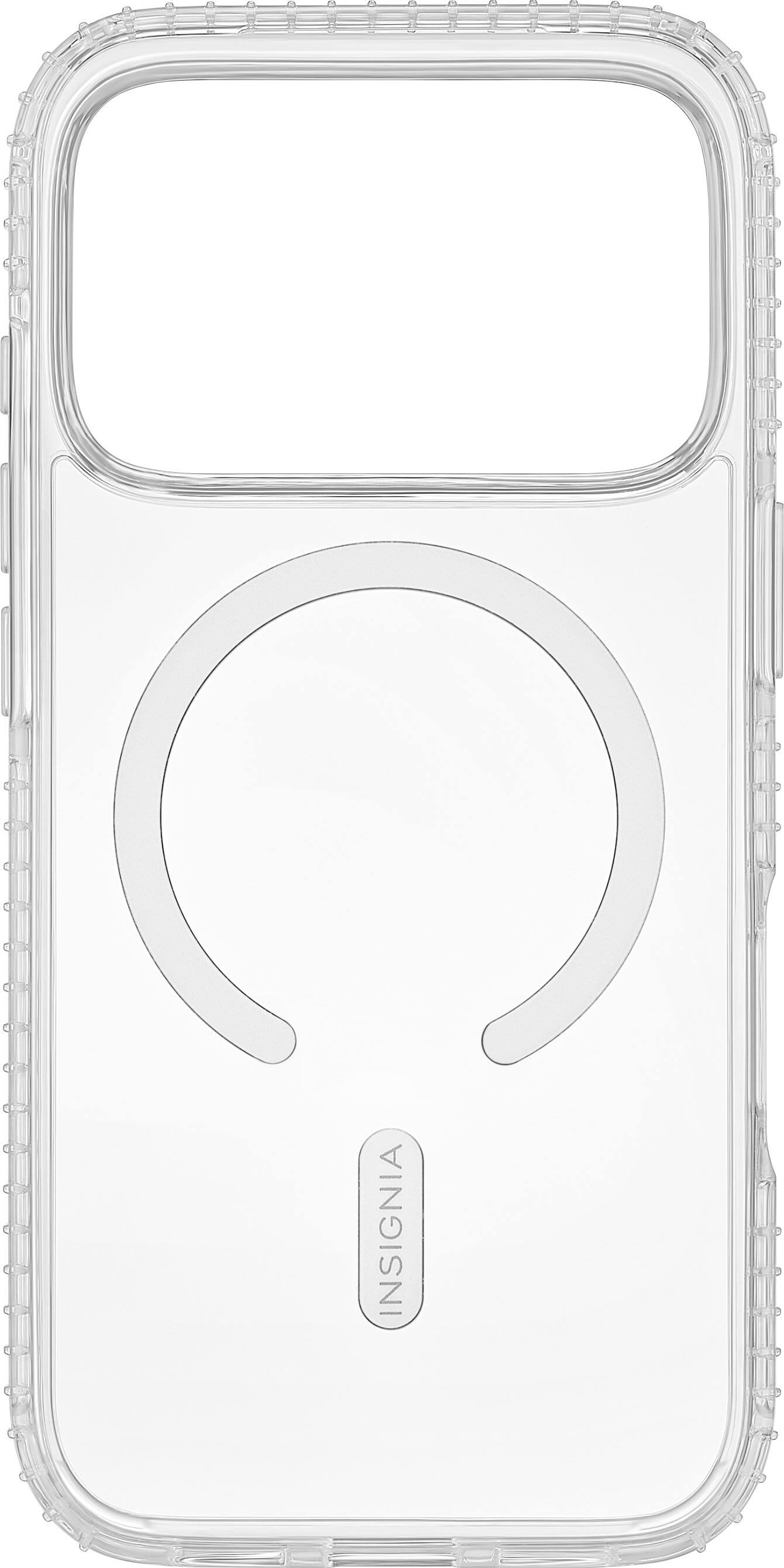 Alt View 14. Insignia™ - Hard-Shell Case with MagSafe for Apple iPhone 17 Pro - Clear.