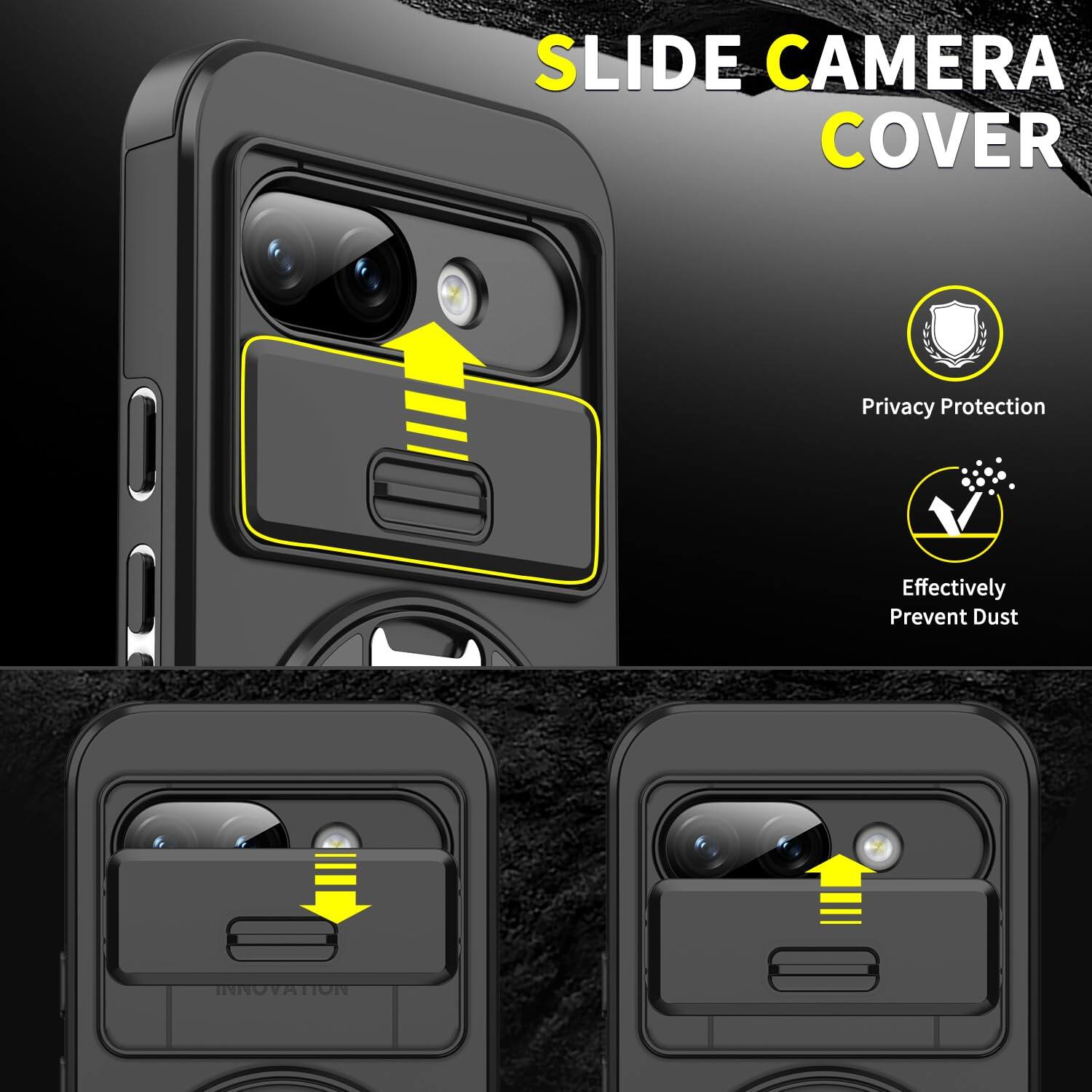 SLIDE CAMERA COVER

Privacy Protection

Effectively Prevent Dust

INNOVATION