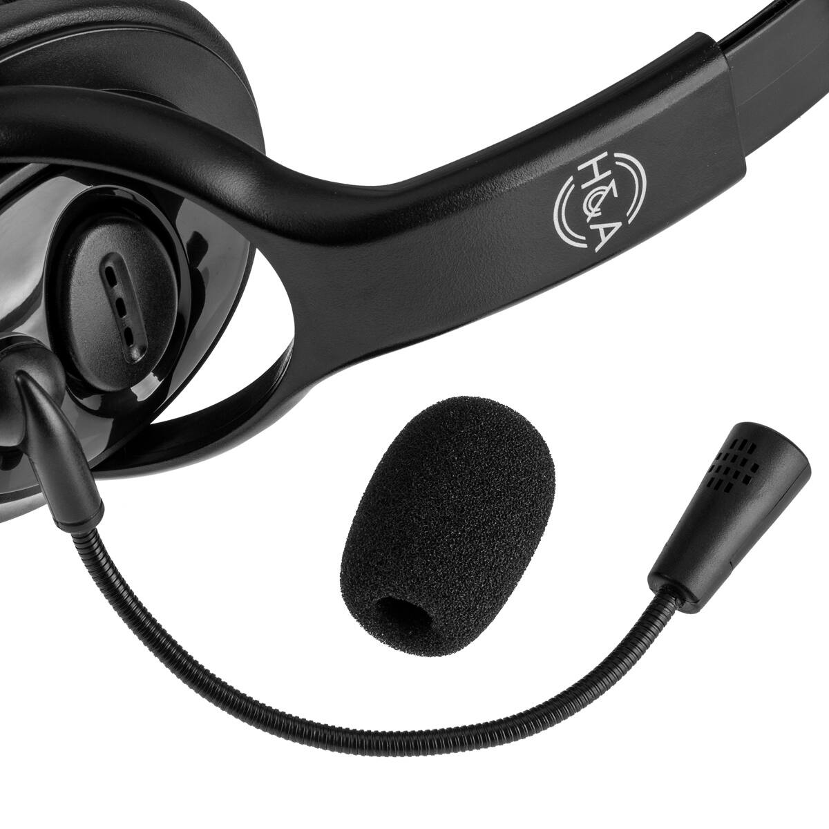 Alt View 5. H&A - H&A HA LX-USB05 USB Computer Headset.