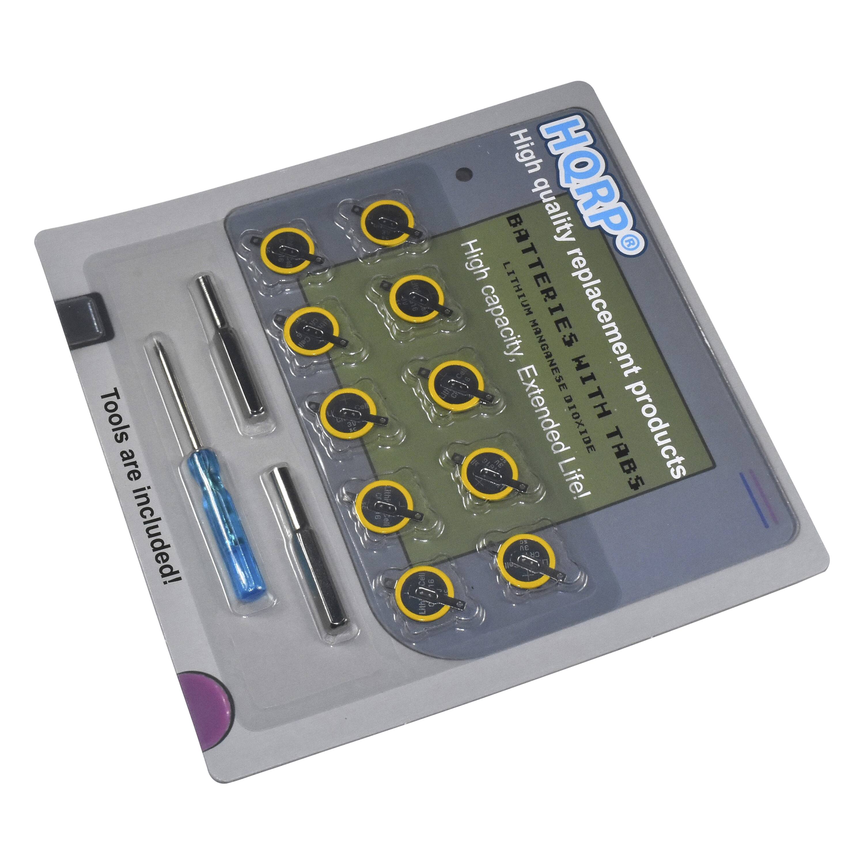 Tools are included! High quality replacement products. High capacity, Lithium Manganese Dioxide batteries with extended life!