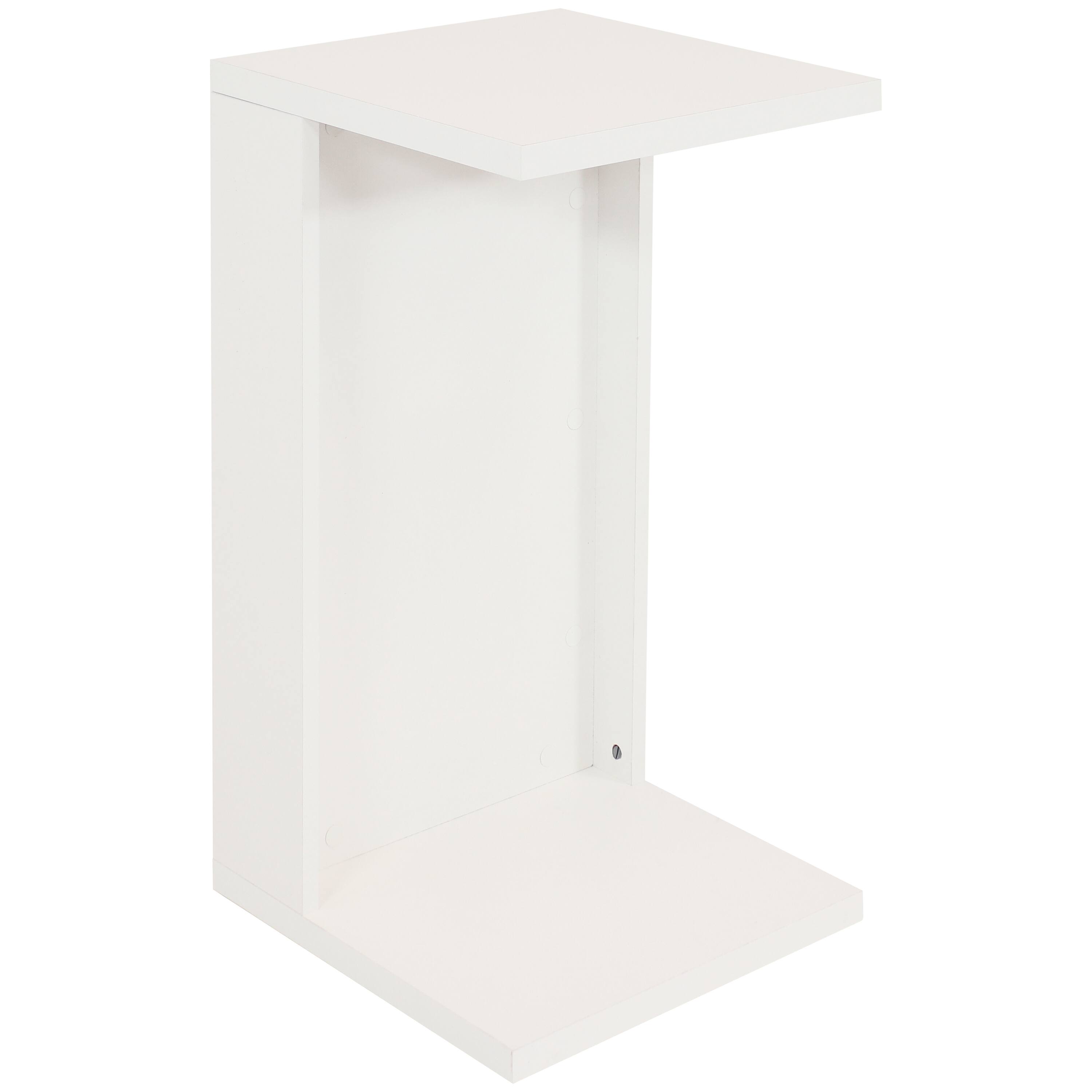 Alt View 8. Sunnydaze - 2-in-1 Multi-Use Accent Side Table - White.