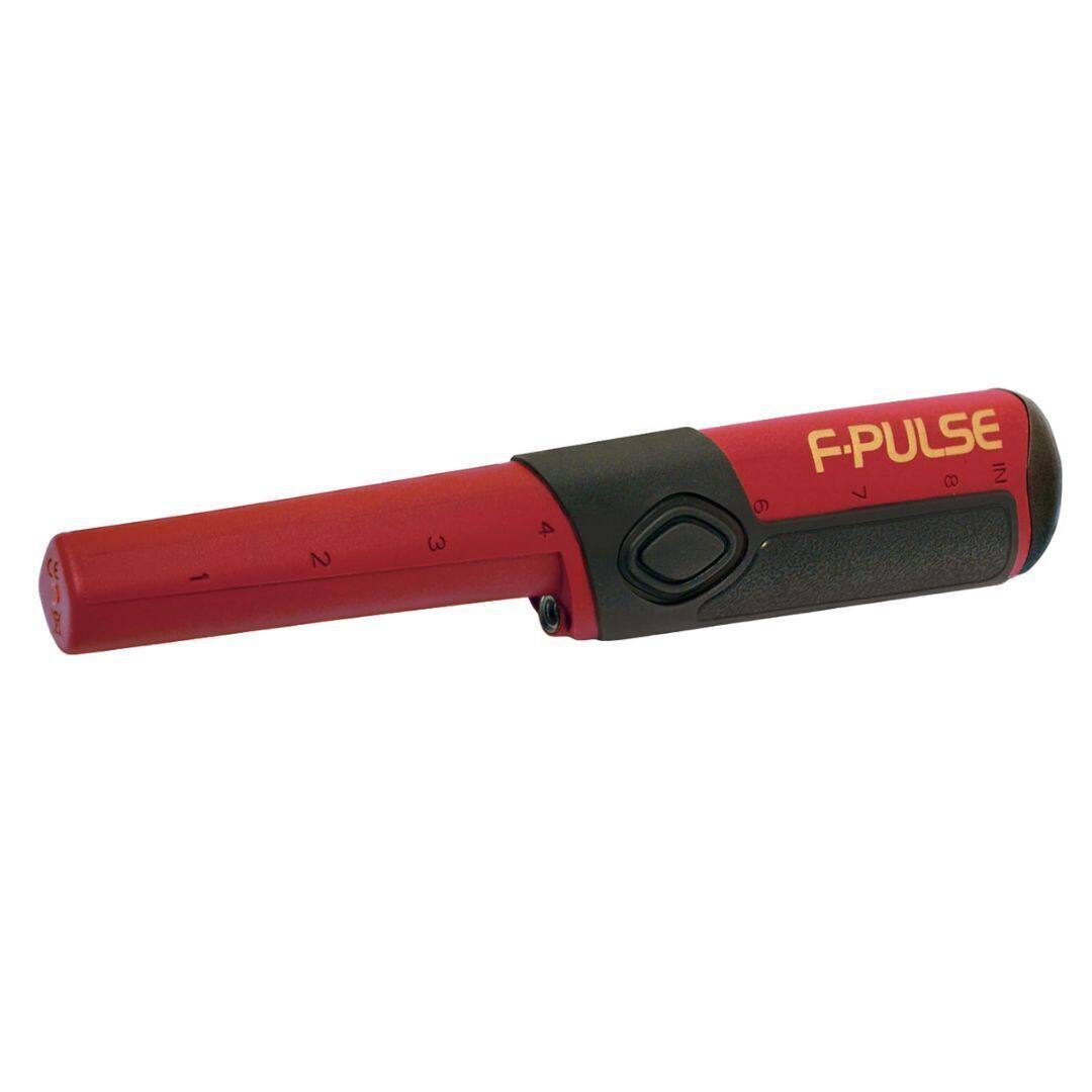 Back. Fisher - Fisher F-Pulse Waterproof Pinpointer Metal Detector, Red.