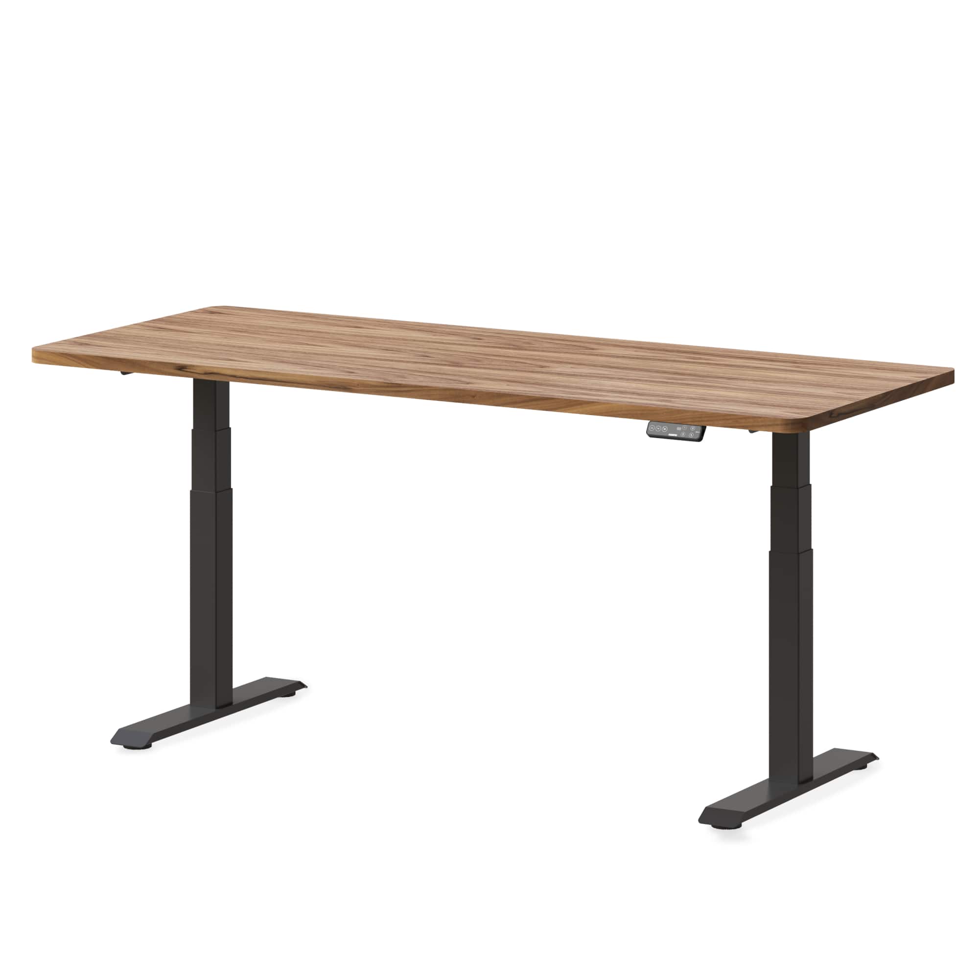 FlexiSpot E7 72''W Electric Adjustable Standing Desk, Black /Black