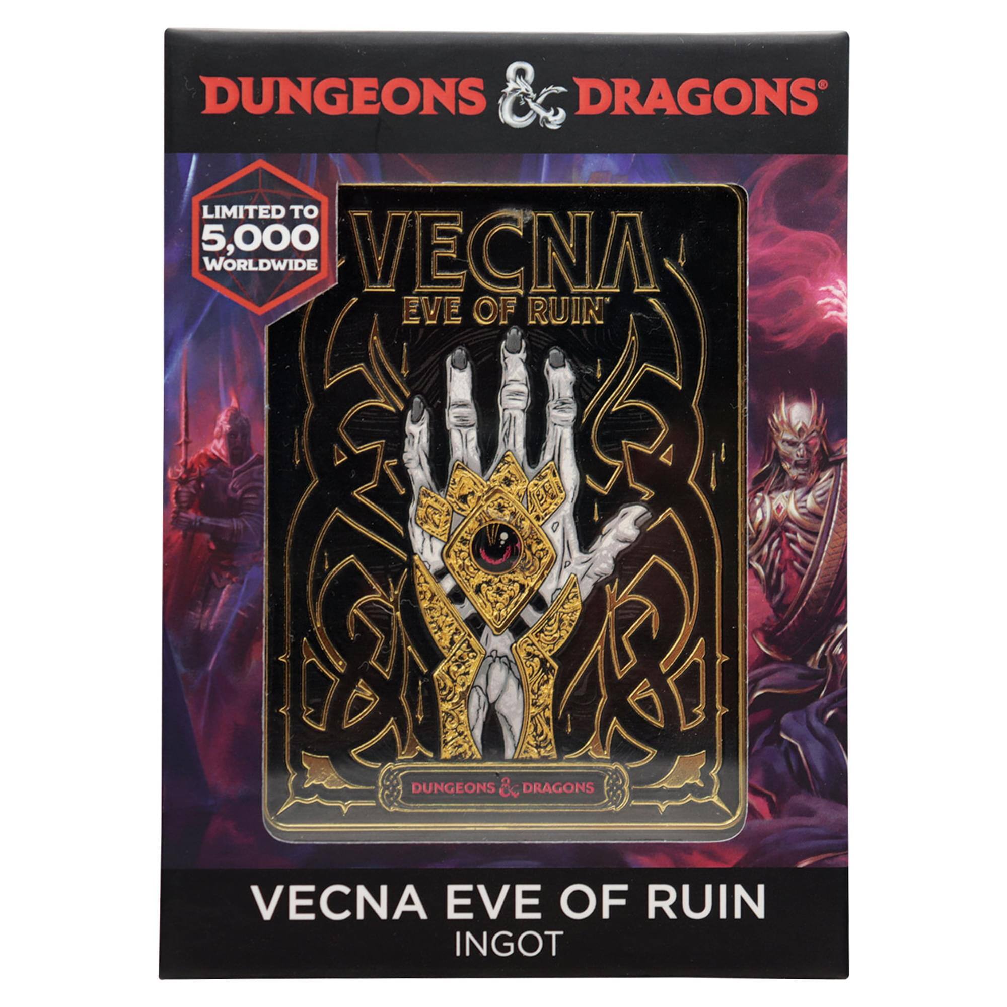 Dungeons & Dragons  
Limited to 5,000 Worldwide  
Vecna Eve of Ruin  
Vecna Eve of Ruin Ingot