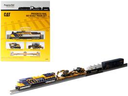 Progress Rail 100th Anniversary Train Set 1/87 (HO) Diecast Models by Diecast Masters - Yellow