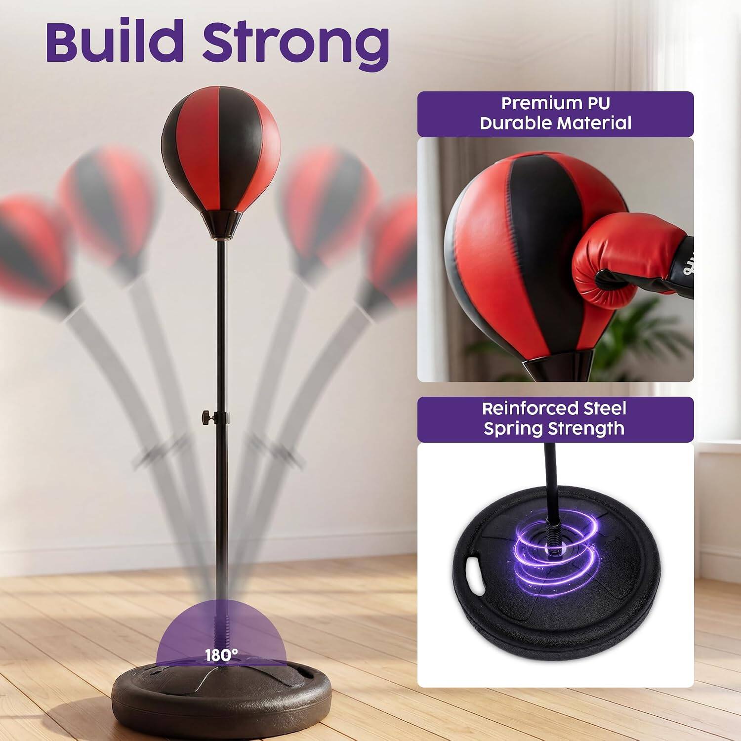 Build Strong

Premium PU Durable Material

Reinforced Steel Spring Strength

180°