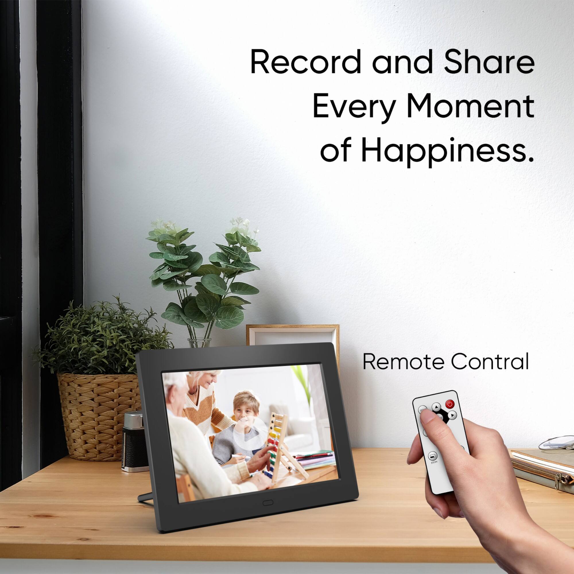 Record and Share Every Moment of Happiness.  
Remote Control