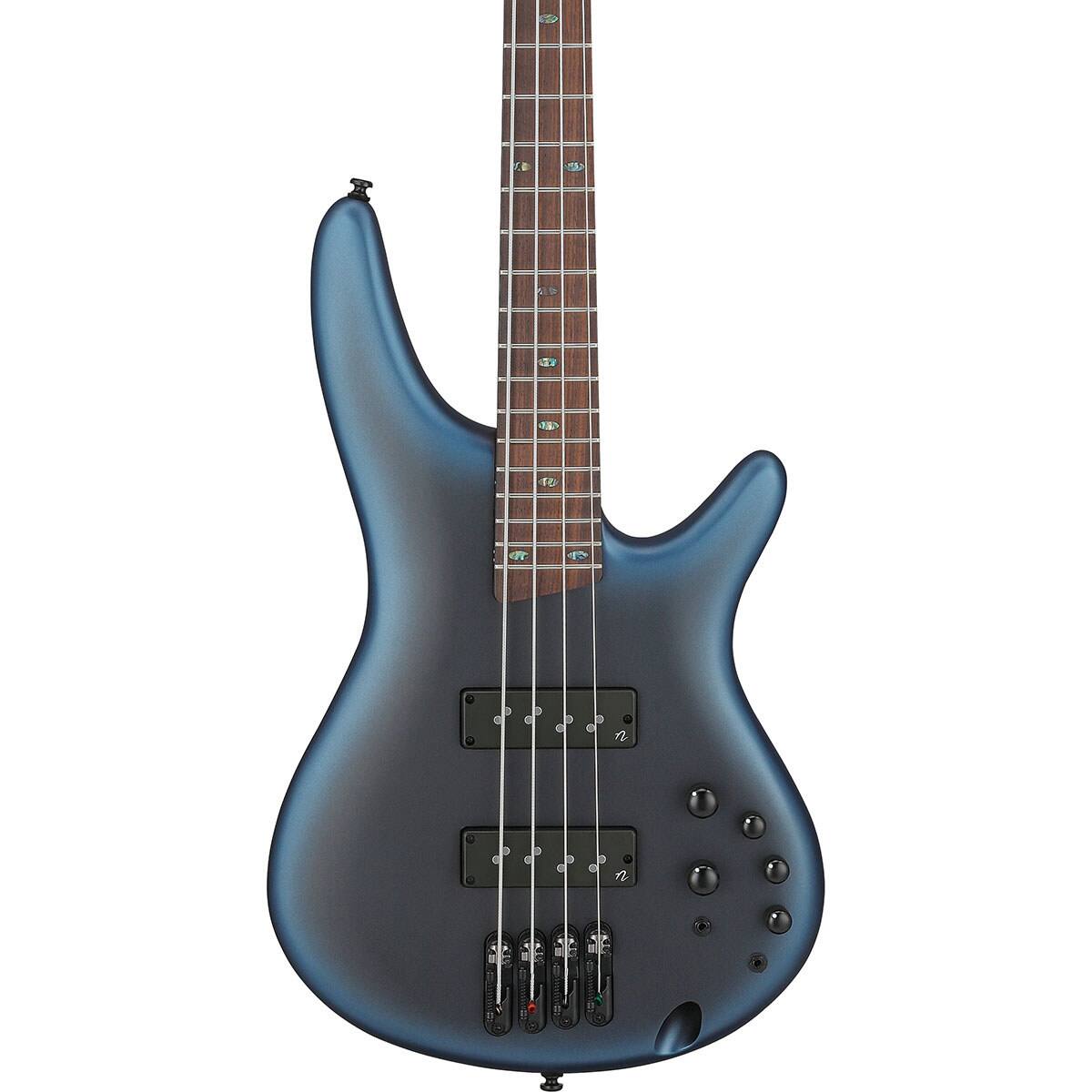 Alt View 3. Ibanez - Ibanez SR Standard SR500N Electric Bass Guitar, Midnight Arctic Ocean Matte.