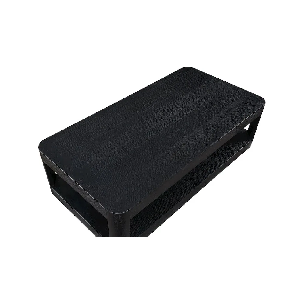 Alt View 2. Meridian Furniture - Reeves Black Coffee Table - Black.