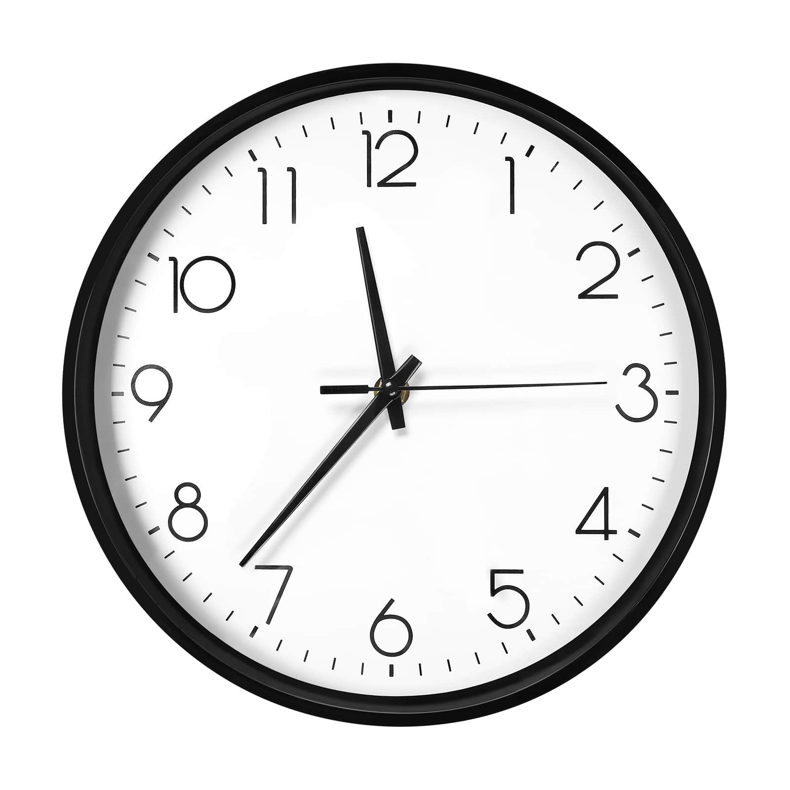 Oumilen - 10" Classic Wall Clock - Black