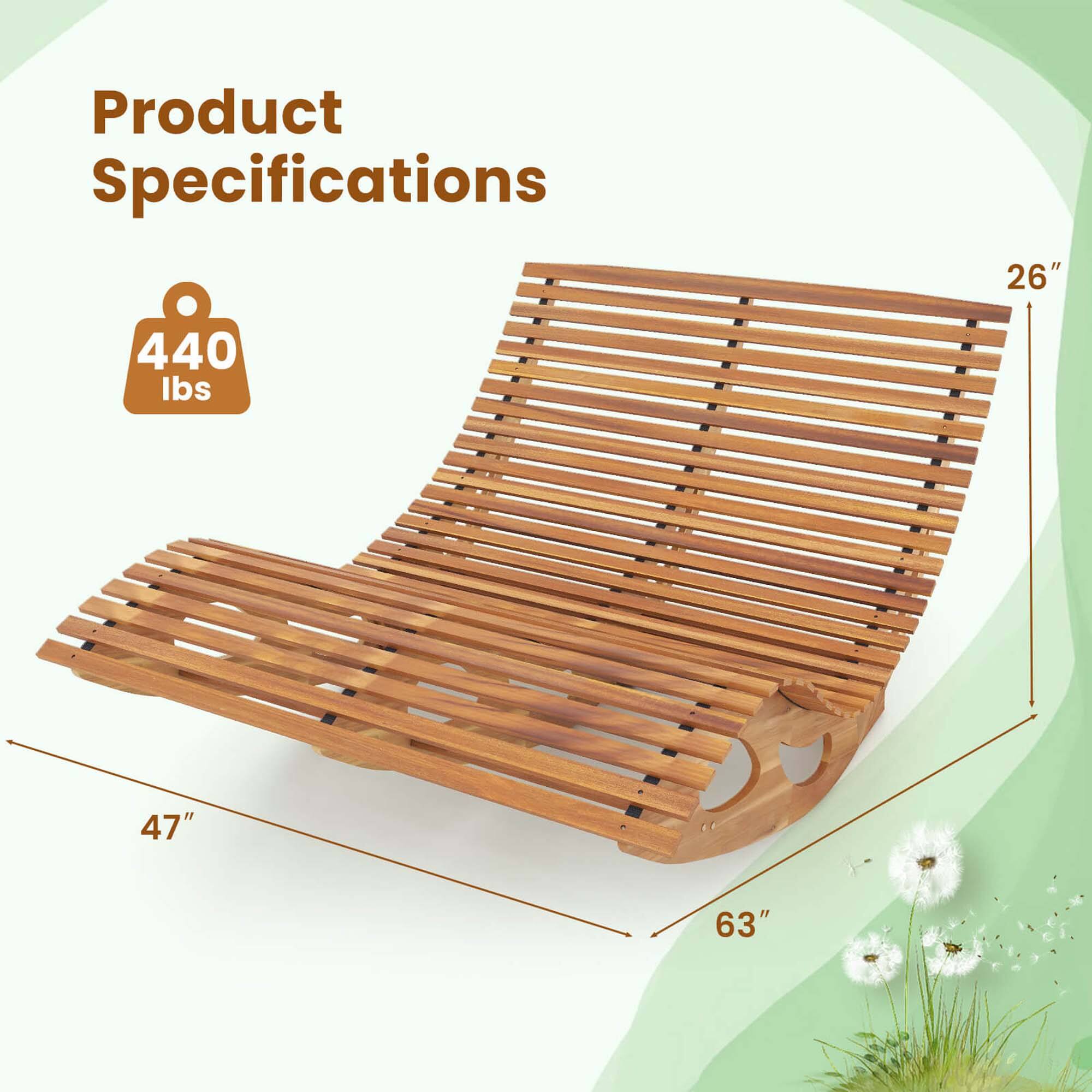 Product Specifications: 26" x 440 lbs x 47" x 63".