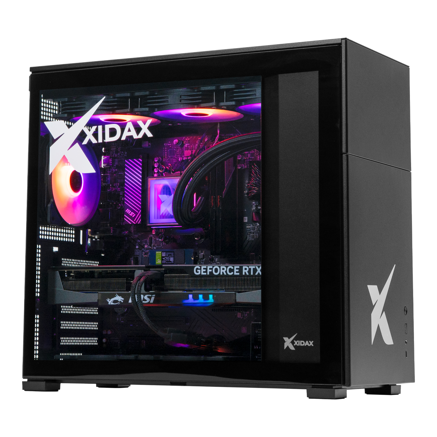 Xidax - X6 XEN Gaming PC – AMD Ryzen 7 7800X3D, RTX 5070 16GB, 32GB DDR5, 2TB NVMe, Windows 11 Home - Black