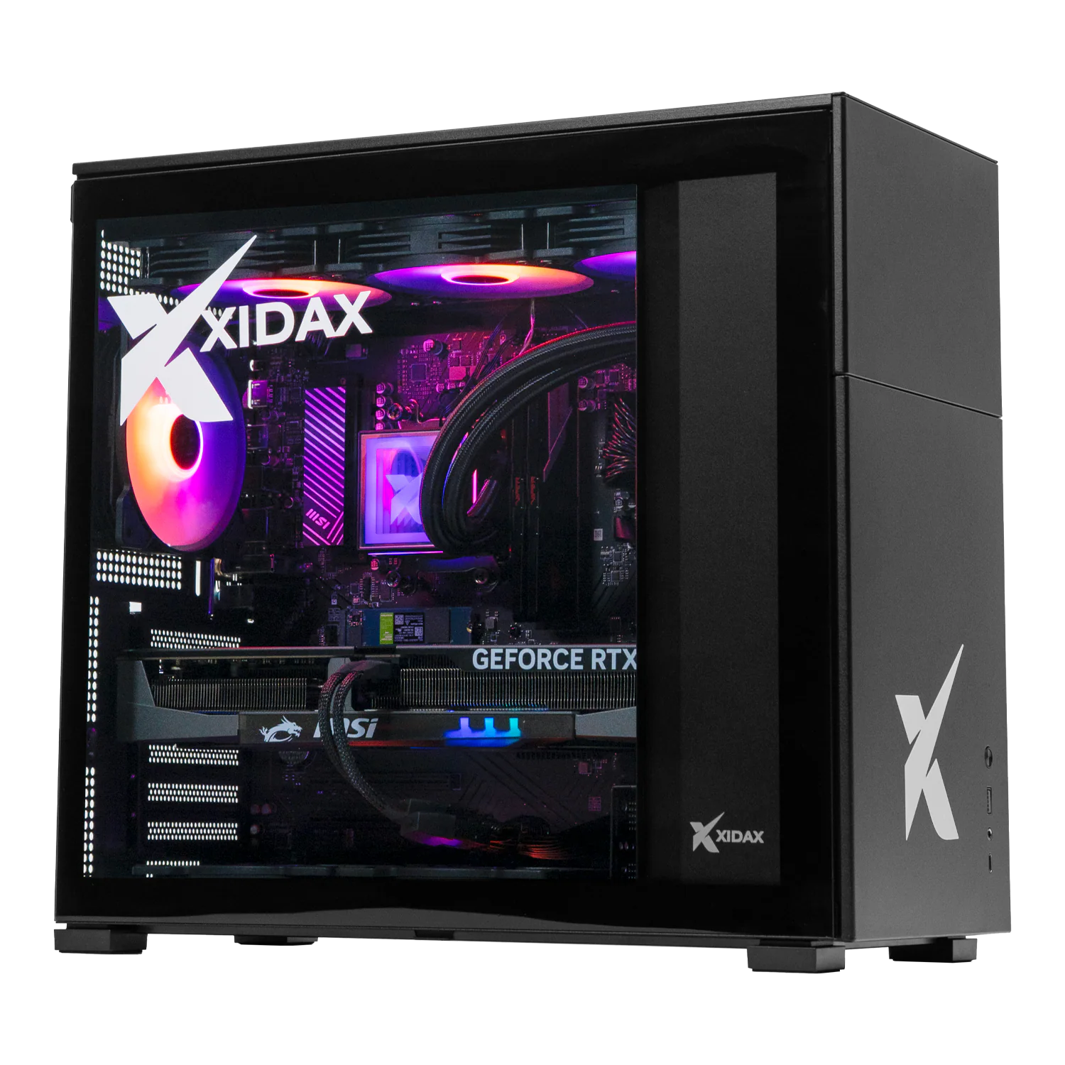 Xidax - X6 XEN Gaming PC – AMD Ryzen 7 7800X3D, RTX 5070 16GB, 32GB DDR5, 2TB NVMe, Windows 11 Home - Black