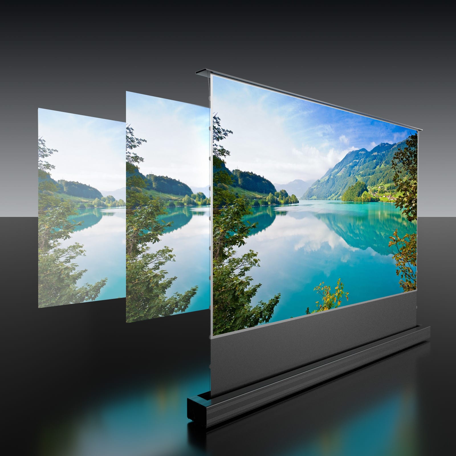 Questions and Answers AWOL Vision ALRF210C 100" Motorized Floor Rising ALR Ultra Short Throw