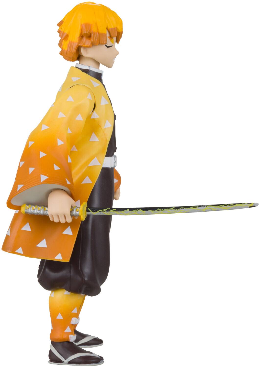 Alt View 3. McFarlane Toys - McFarlane - Demon Slayer - 5" Zenitsu Thunder Breathing First Form Deluxe Action Figure  - COLLECTABLES - Multicolor.