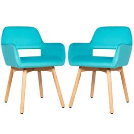 Kadyn - Lounge Chair, Accent Armchair Leisure Chair,Accent Sofa Chair,Set of 2 Modern Accent Armchairs - Blue