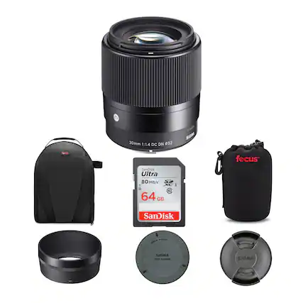 30mm 1:1.4 DC DN 52
SIGMA
focus
SanDisk Ultra 80 MB/s 64 GB
SIGMA FOR CANON