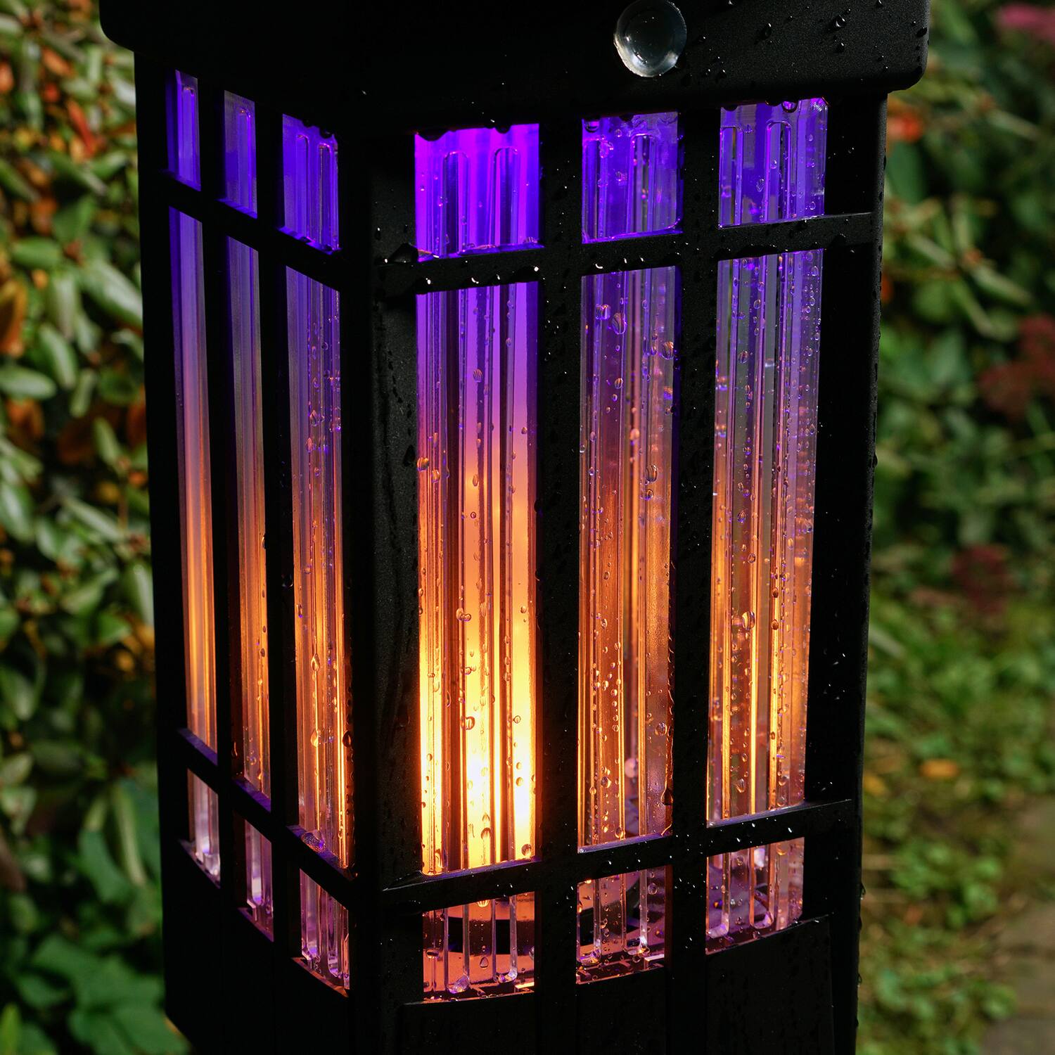 Alt View 1. PIC - Flickering Flame Bug Zapper - Black.