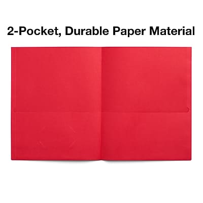 2-Pocket, Durable Paper Material