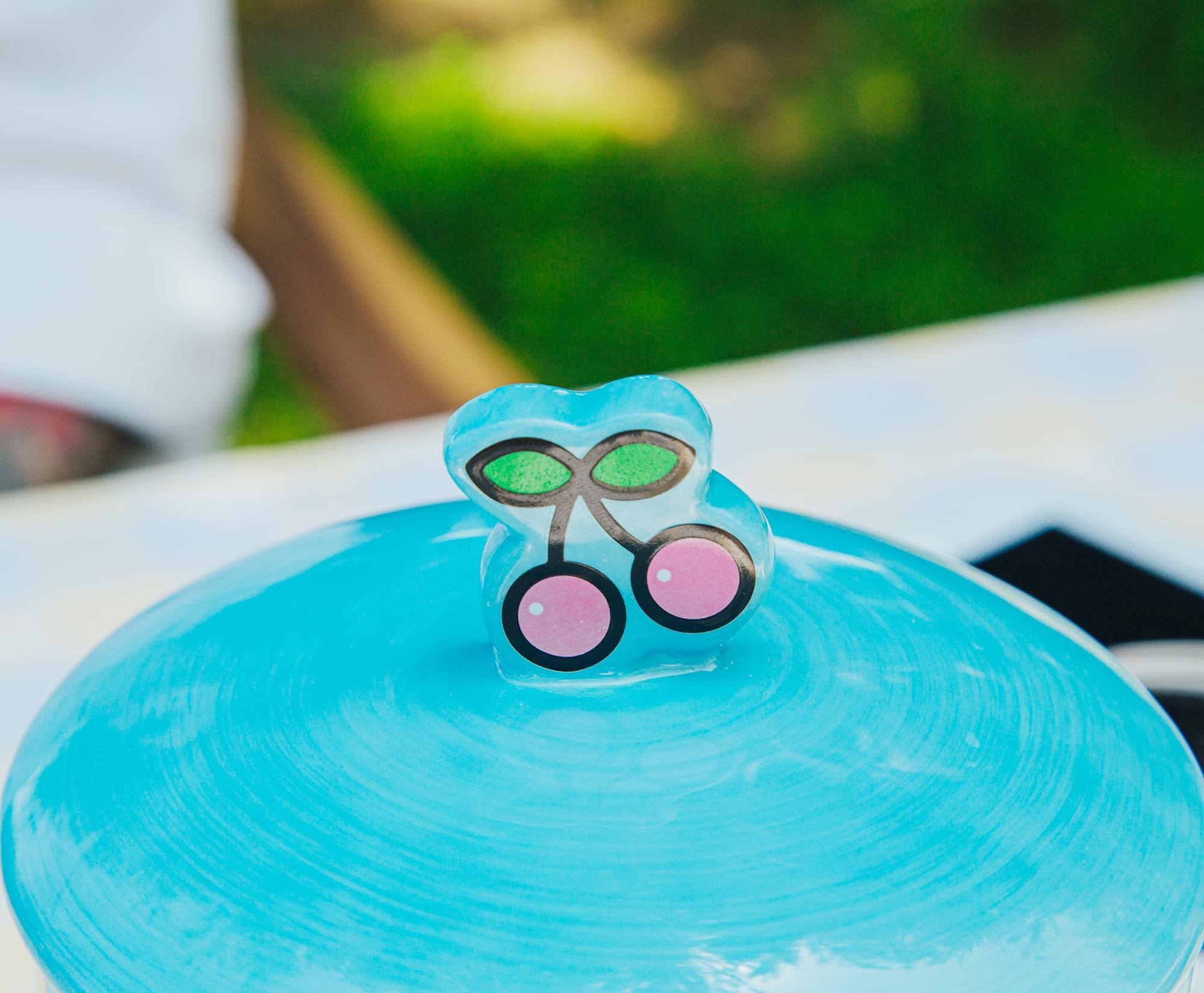 Silver Buffalo Sanrio Cinnamoroll Cherry Ceramic Snack Jar | Holds